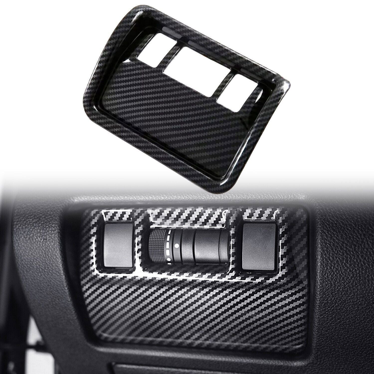 for Subaru Crosstrek 2024-2025 ABS Carbon Car Interior Dash Kit Full Set Cover n
