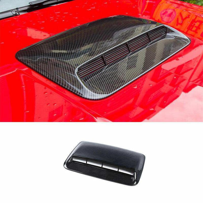 for Ford for Mustang 2015-2022 Carbon Fiber Engine Inlet Air Intake Hood Vent Cover