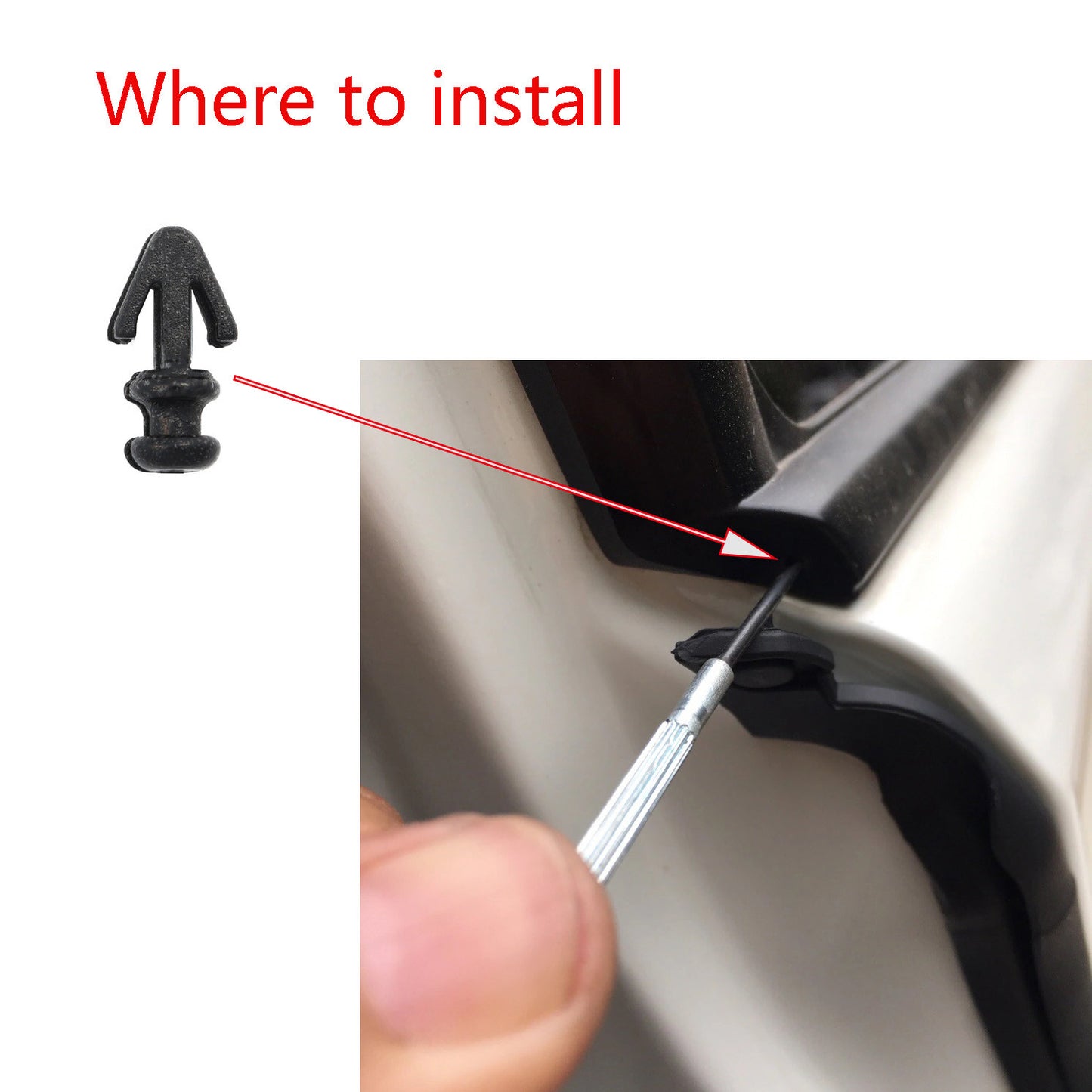 for ford  Mondeo mounting door trim Gasket Clips Strip seal Weatherstrip fastener