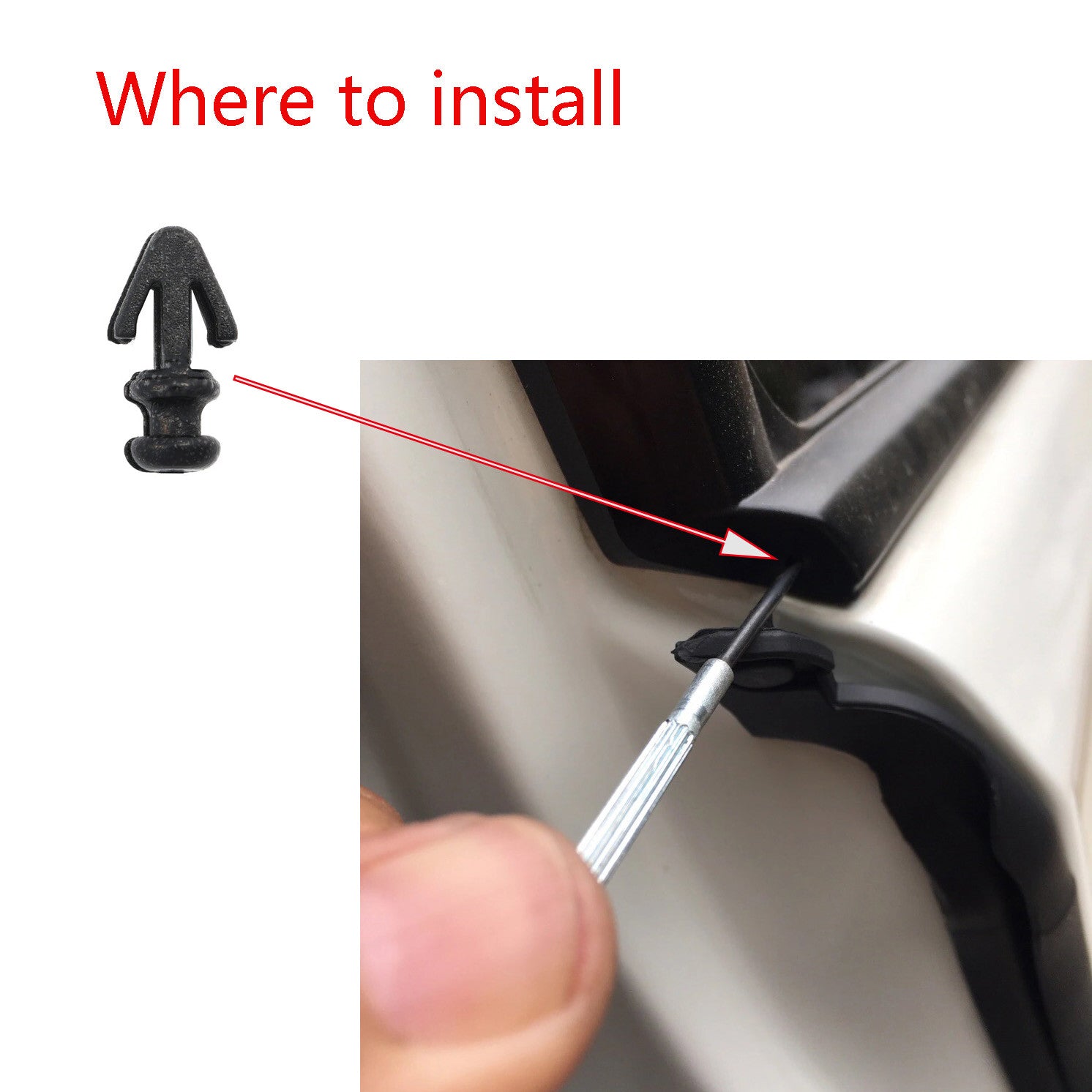 for ford  Mondeo mounting door trim Gasket Clips Strip seal Weatherstrip fastener