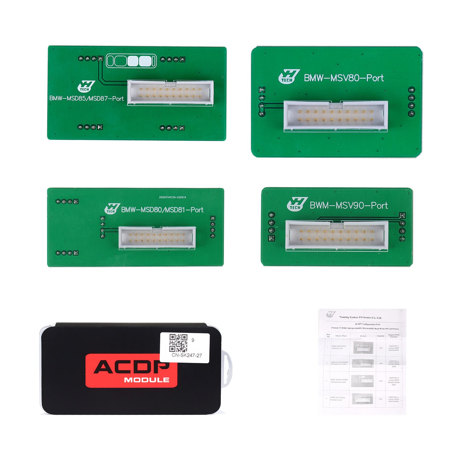 Yanhua ACDP Module 27 Fit for BMW MSV80 MSD8X MSV90 DME Read/Write ISN  Clone
