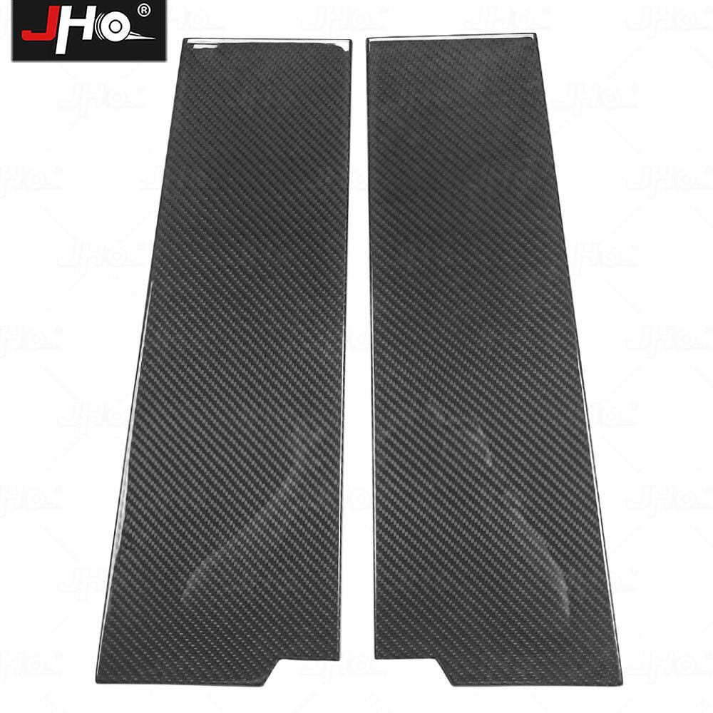 Black Pillar Trim for Ford Bronco 1 Set Door Cover Carbon Fiber Post 2021-2024