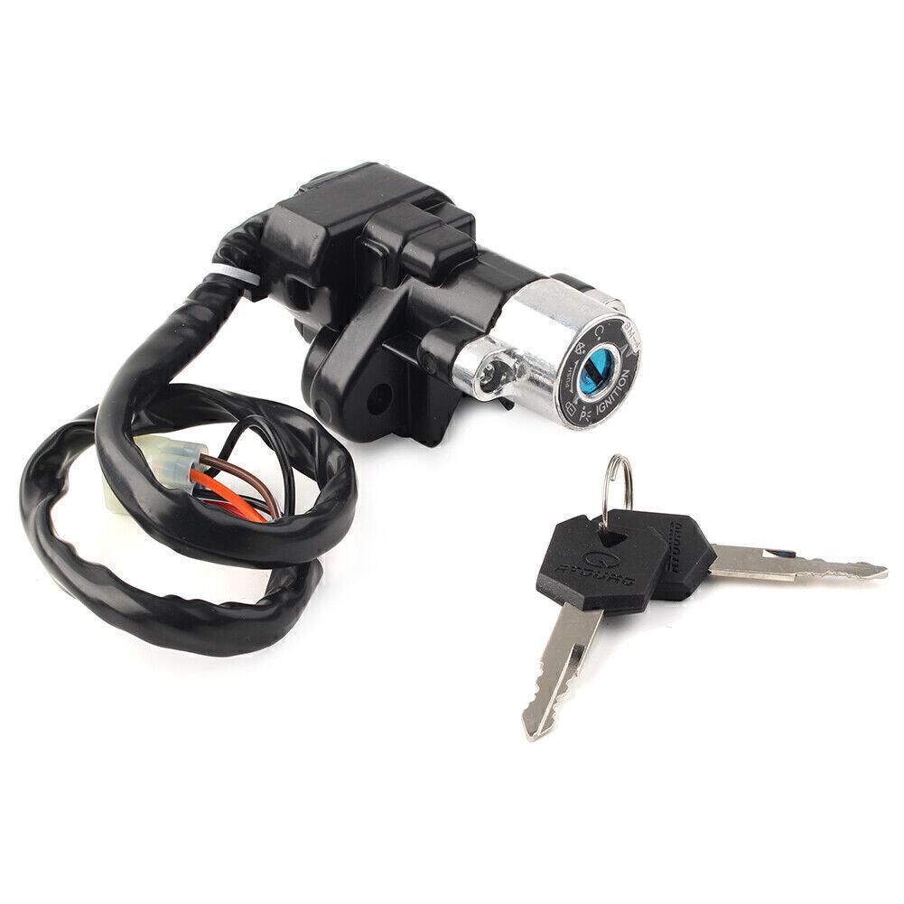 for Suzuki GSX650 GSXR750 Ignition Switch Fuel Gas Cap Cover for Seat Lock Key Set Q