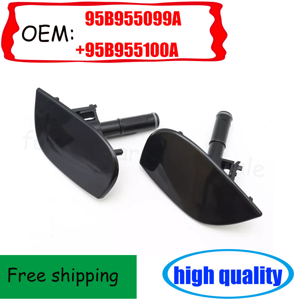 1Pair L+R Headlight Washer Spray Nozzle Cover Cap For Macan 2015-2018 n