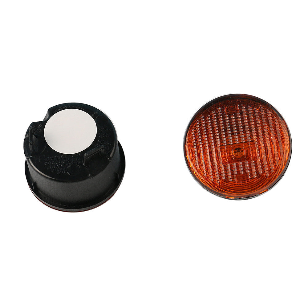 2Pcs For 2007-2013 for Jeep for Wrangler Front Turn Signal Light Driver Passenger Side