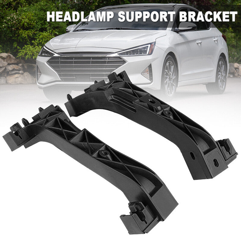 Pair Left Right Headlight Support Bracket For 2017-2020 for Hyundai for Elantra Sedan
