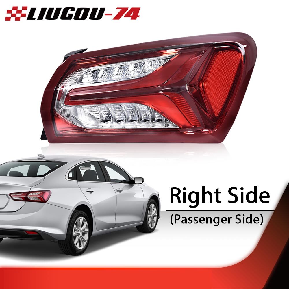 Fits 2019 - 22 for Malibu LED taillight exterior light replacement right hand passenger - v