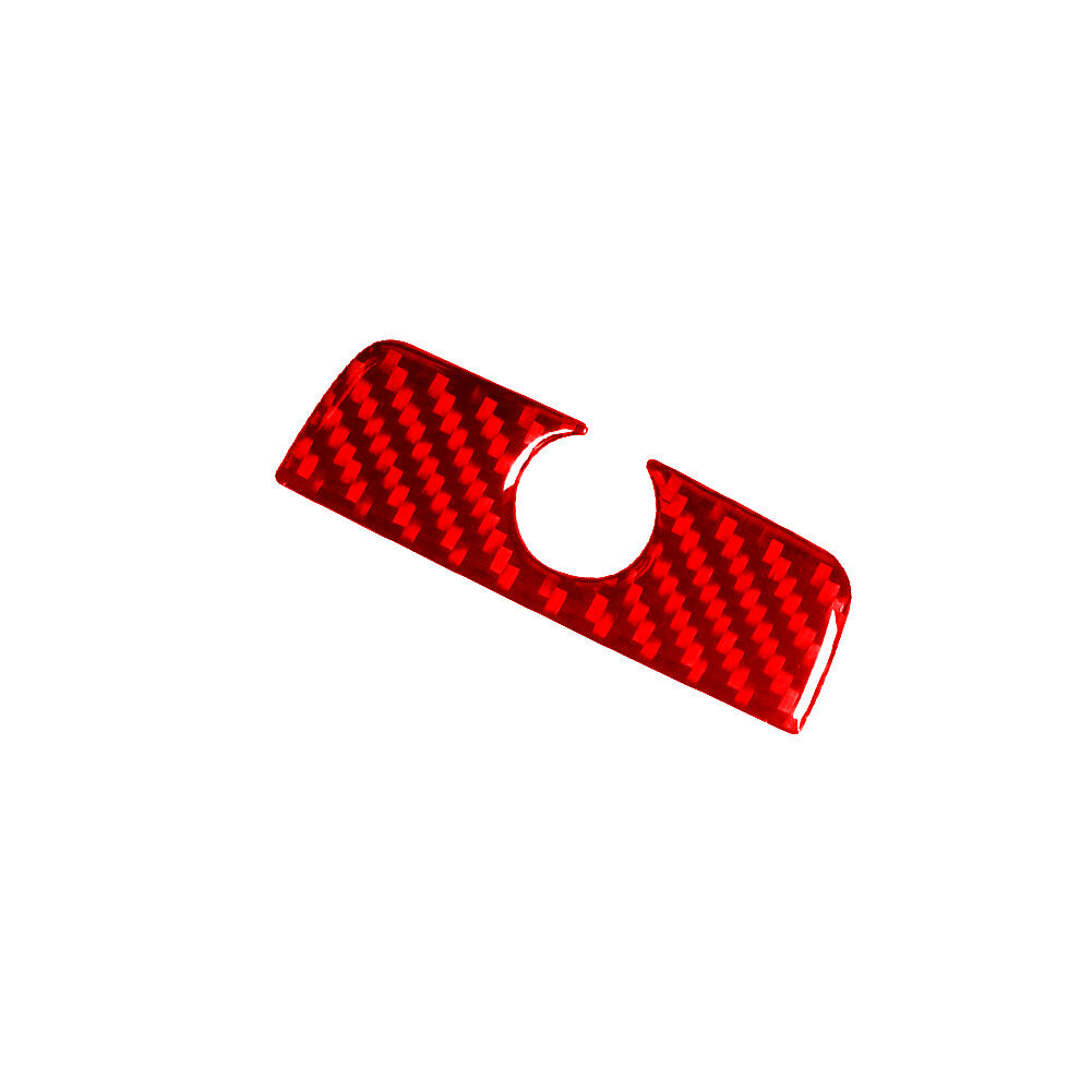Red Carbon Fiber Glove Box Handle Cover Trim For Silverado/Tahoe/ for Sierra 2007-14