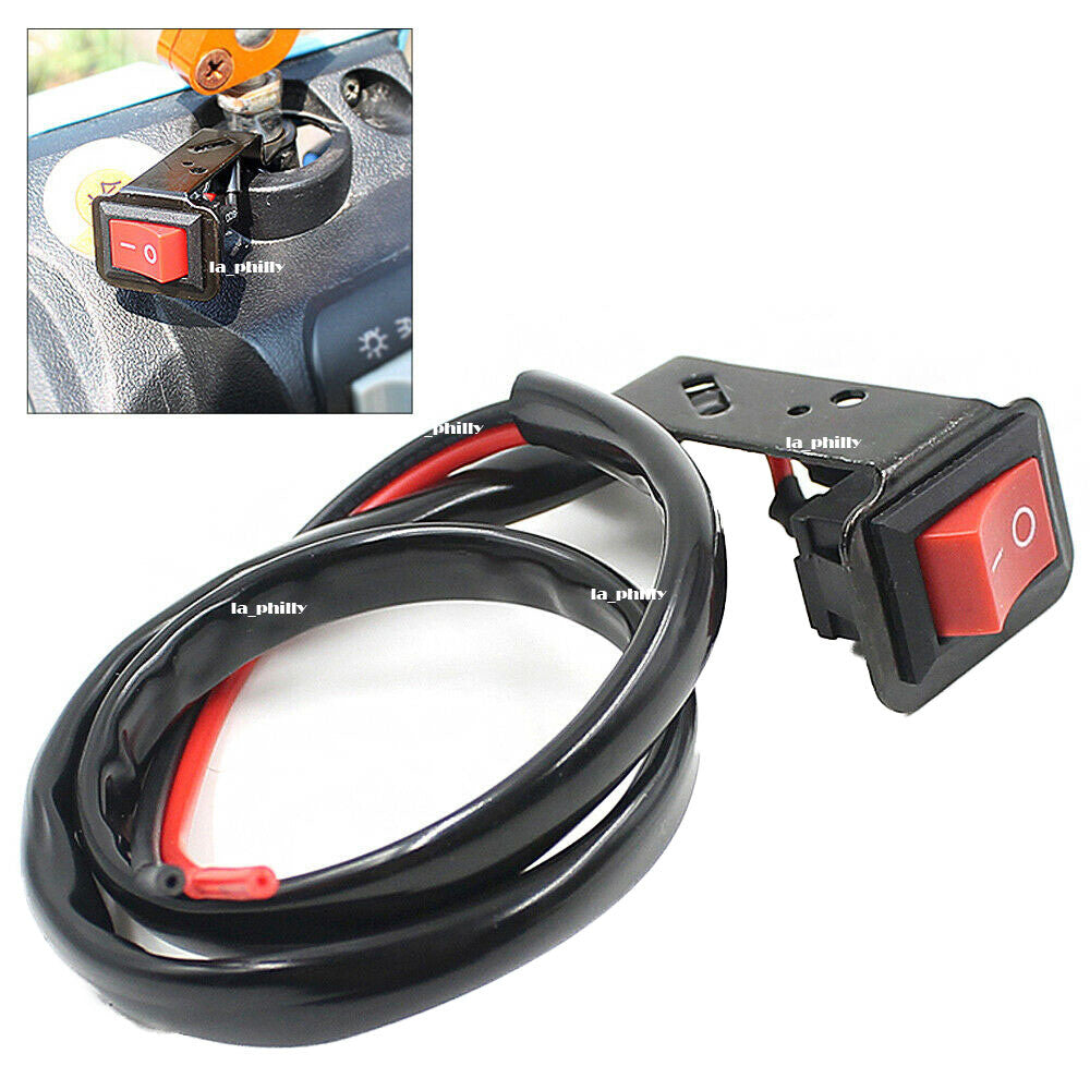 Motorcycle Waterproof On Off Button Switch Headlight Handlebar Switch DC12V~24V Q