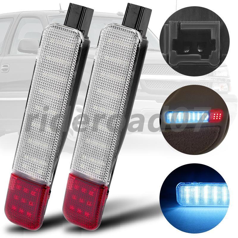 2x Door Panel Courtesy LED Lights For Silverado for Sierra C/K 1500 2500 3500