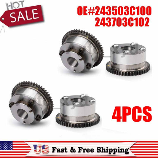 sets of timing camshaft gears CVVT 243503C100 243703C102 suitable for Kia , Amanti, and for Hyundai . Q