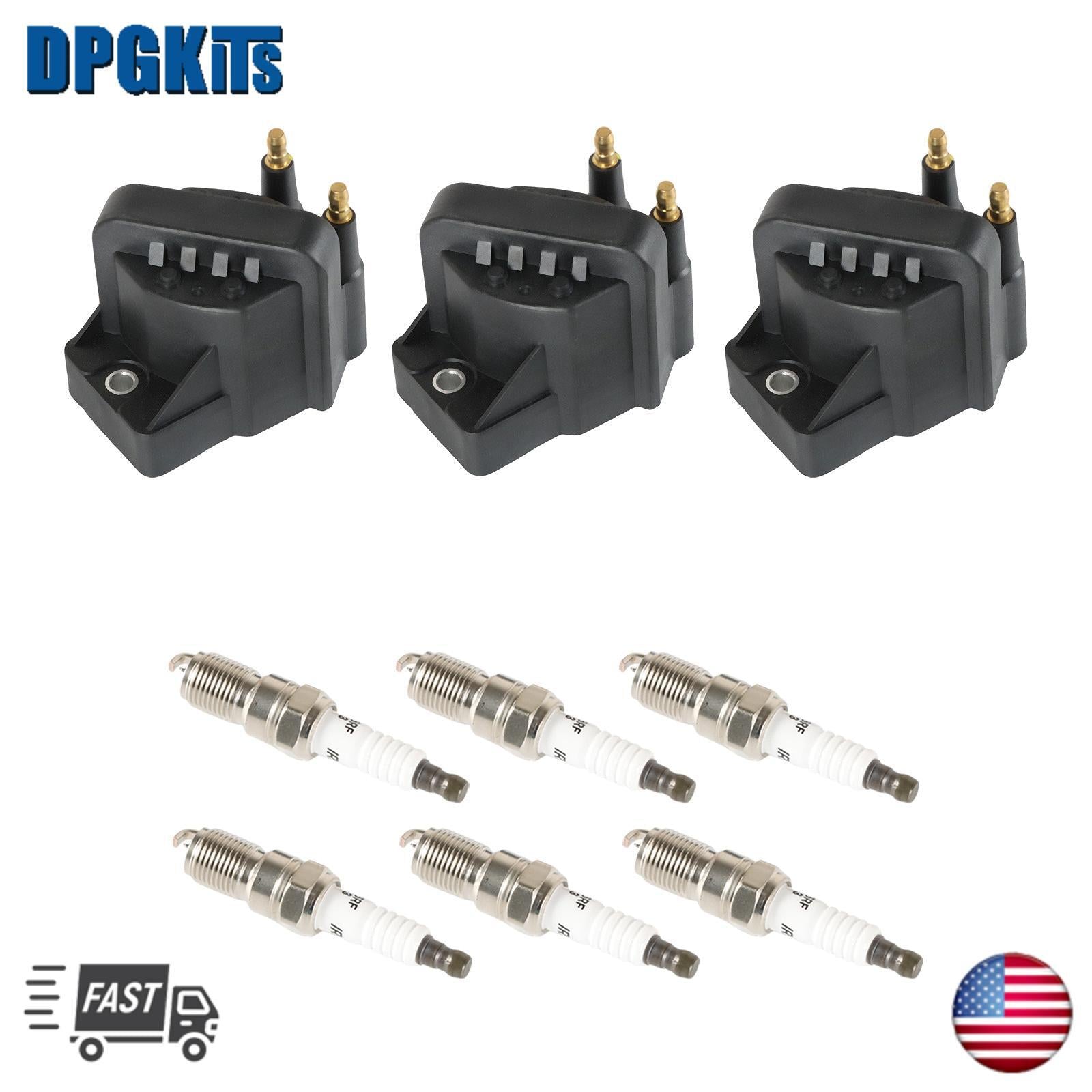 3x Ignition Coil  IRIDIUM Spark Plug Kits for Buick Allure 2005-2009 DR39+3951