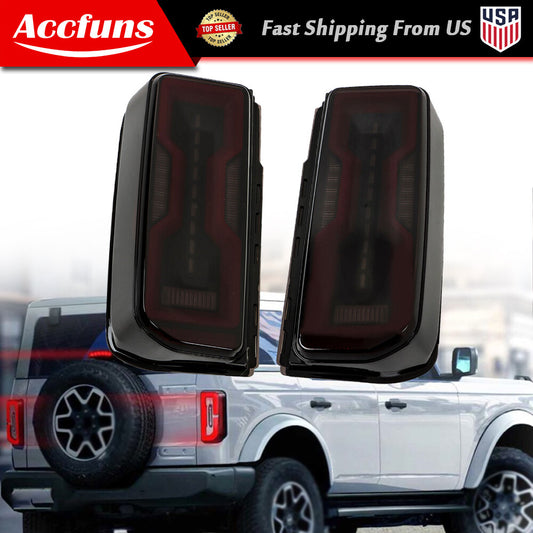 Black taillights available on 2021-2023 for Mustang right-side LED lights. Smoke/tinted lens. n