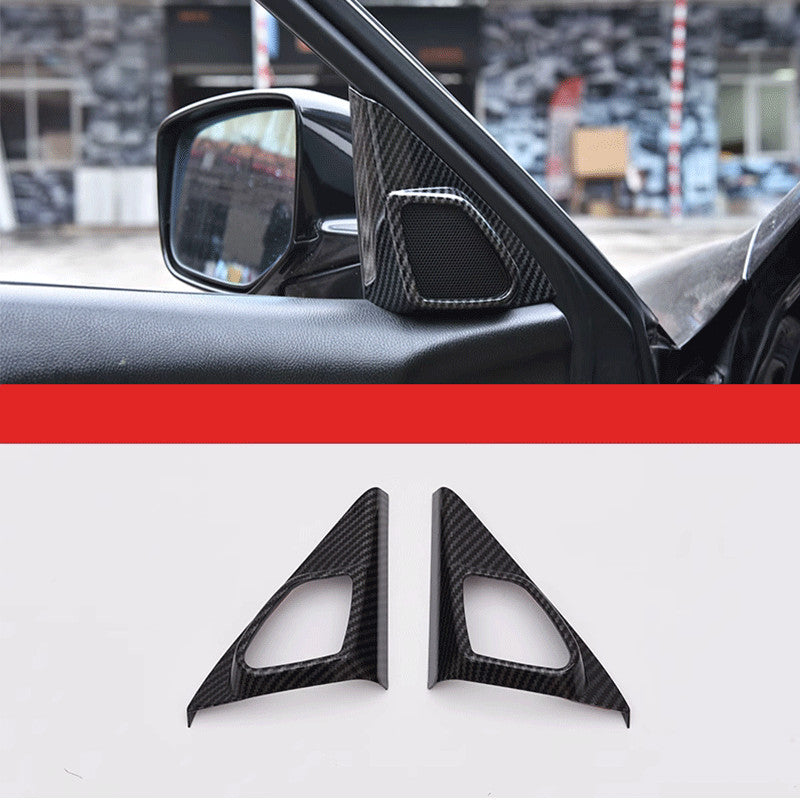 Carbon fiber interior door Flat noodles decorative sticker for Corvette C6 2005-2013- v