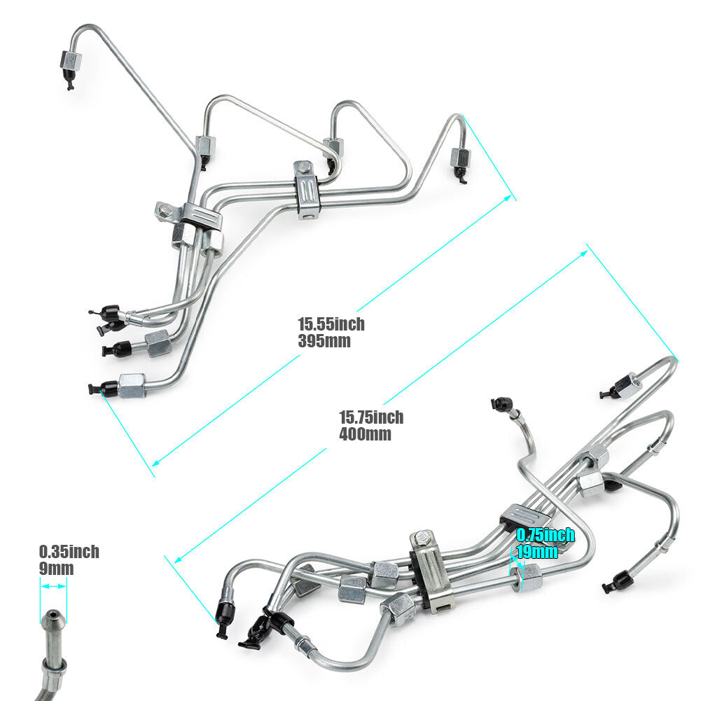 Complete fuel injection line for 6.9L and 7.3L IDI diesel 1983-1994 F - v