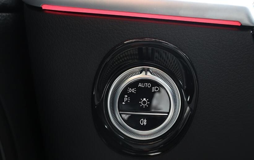 Fit for Benz EQE EQS 2022-2023 Gloss Black Function Control Button Frame Trim B n