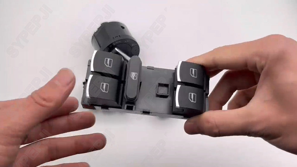 Chrome window switches, headlights, and side mirror cutter kit for Volkswagen for Jetta for Golf 5