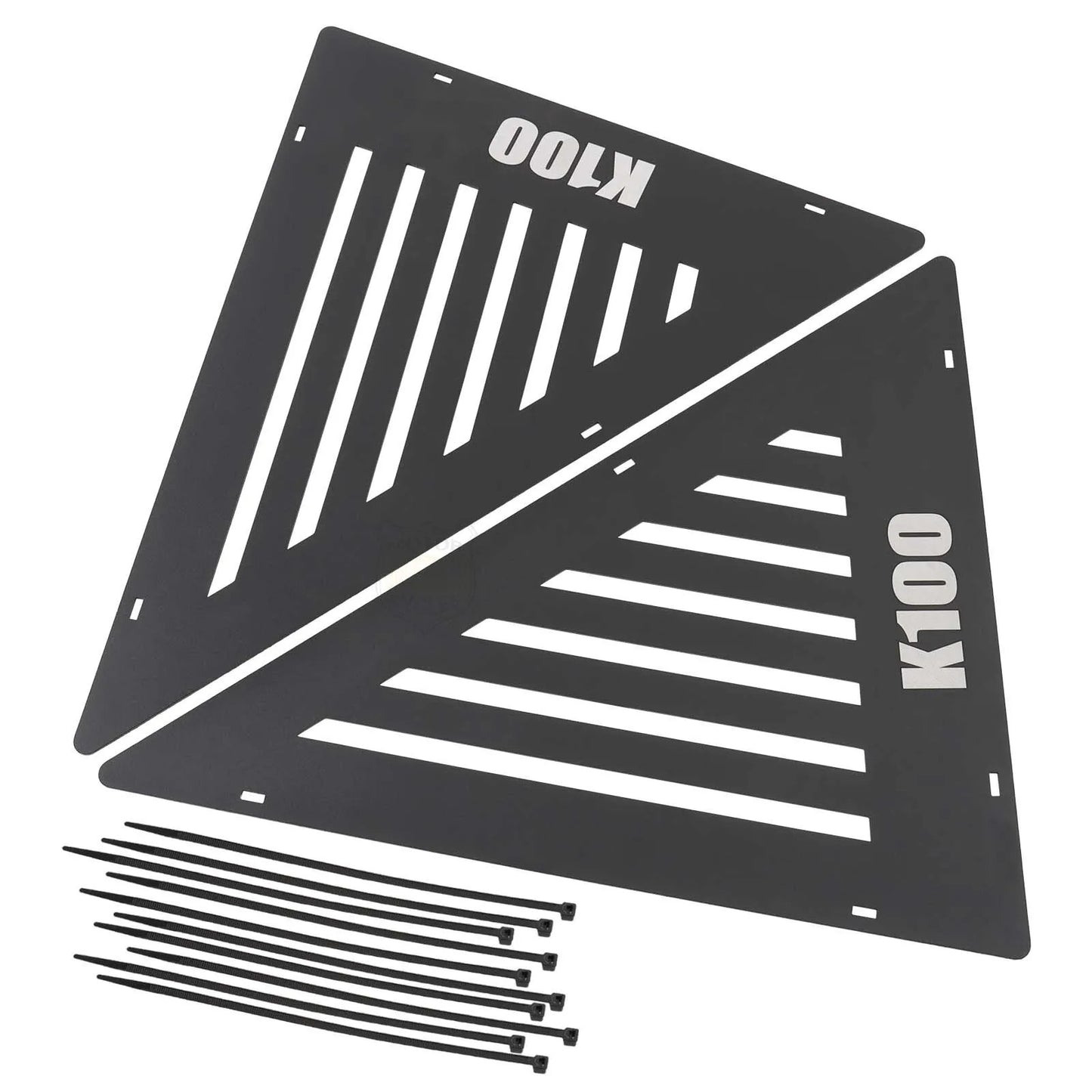 Black decorative protective film for K100 motor side panel, side cover, fairing. n