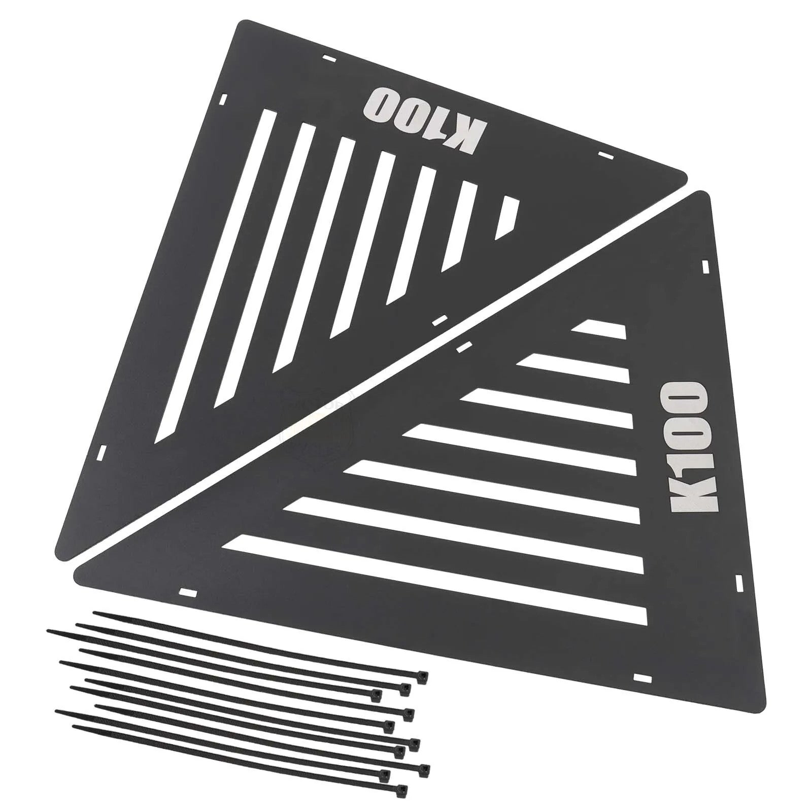 Black decorative protective film for K100 motor side panel, side cover, fairing. n