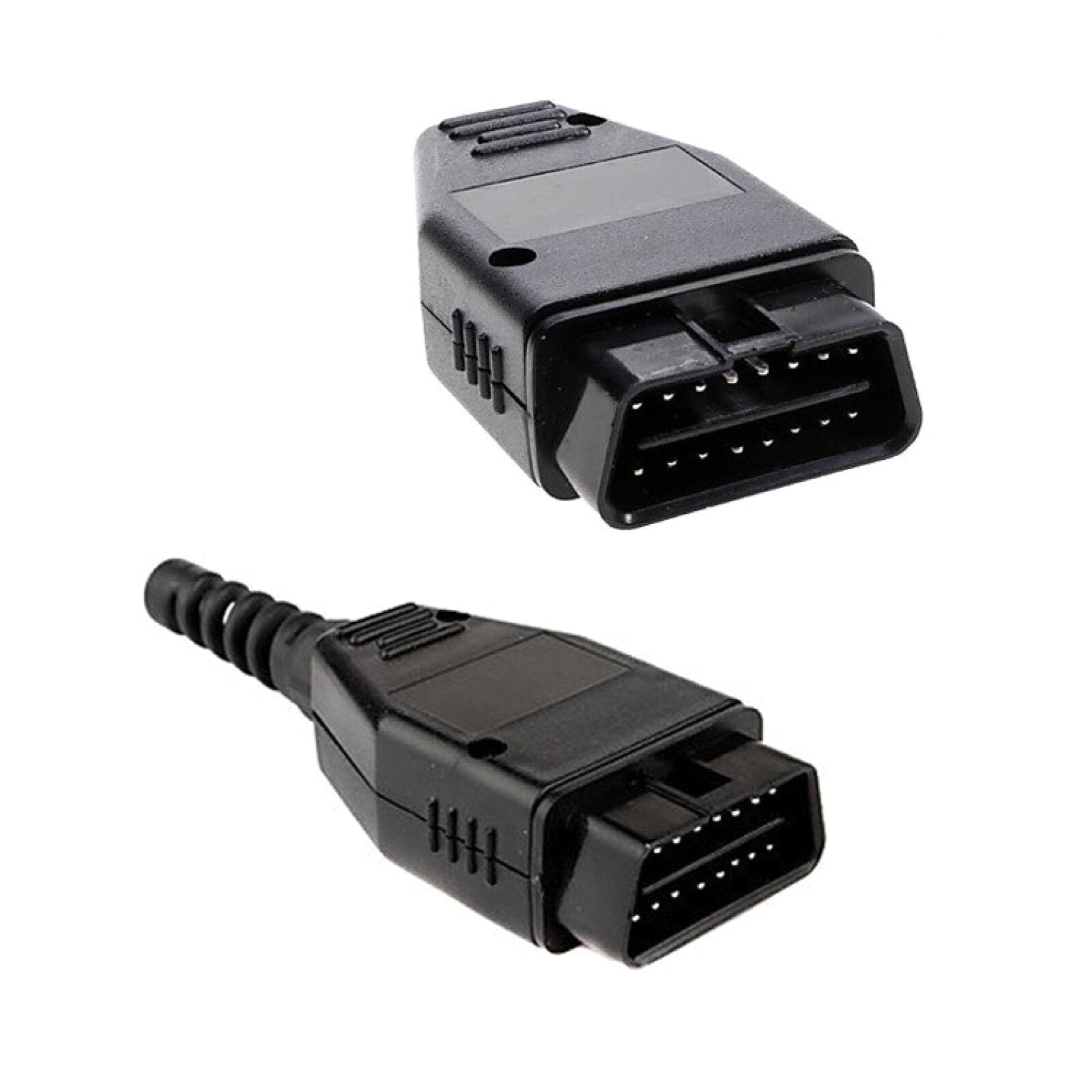 Waterproof OBD2 OBD-II 16-Pin Connector Diagnostic Connector Shell DIY Kit