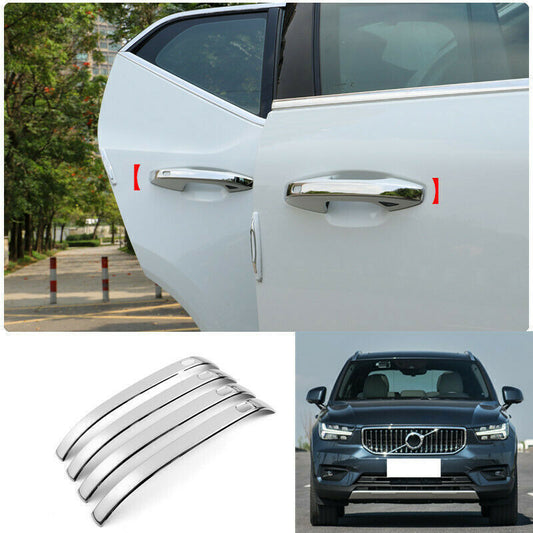 for Volvo XC40 2018-21 Stainless Chrome Exterior Outside Door Handle Cover Trim