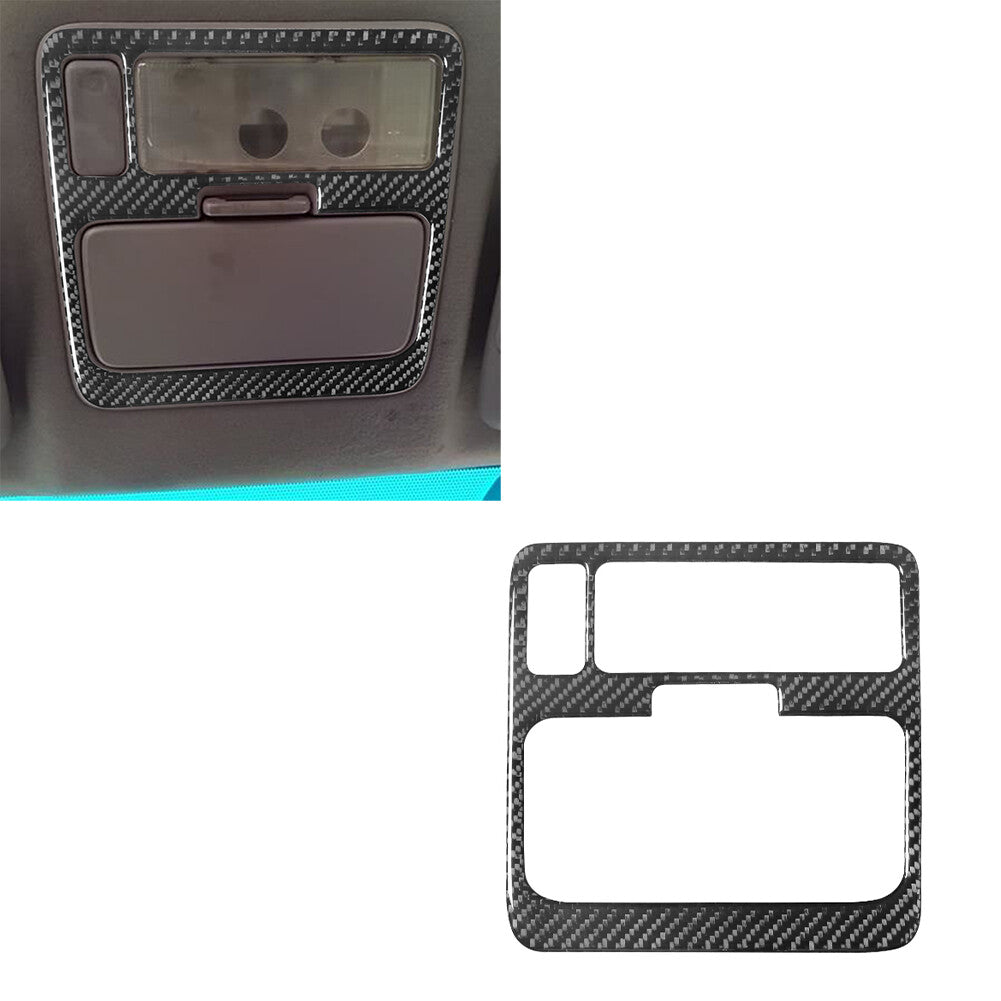 4Pcs Carbon Fiber Center Console Panel Cover Trim For Sonic 2012-2016 v