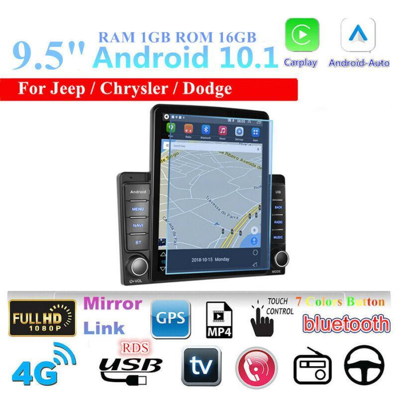Stereo radio Android 10.1 car GPS navigation 1G+16G compatible with for Jeep for Wrangler and for Dodge . n