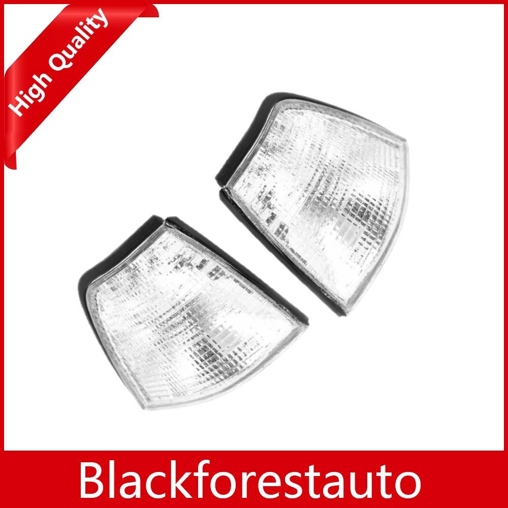 Front LH RH Turn Signal Indicator Light Cover Clear For 3-Series E36 1992-1998