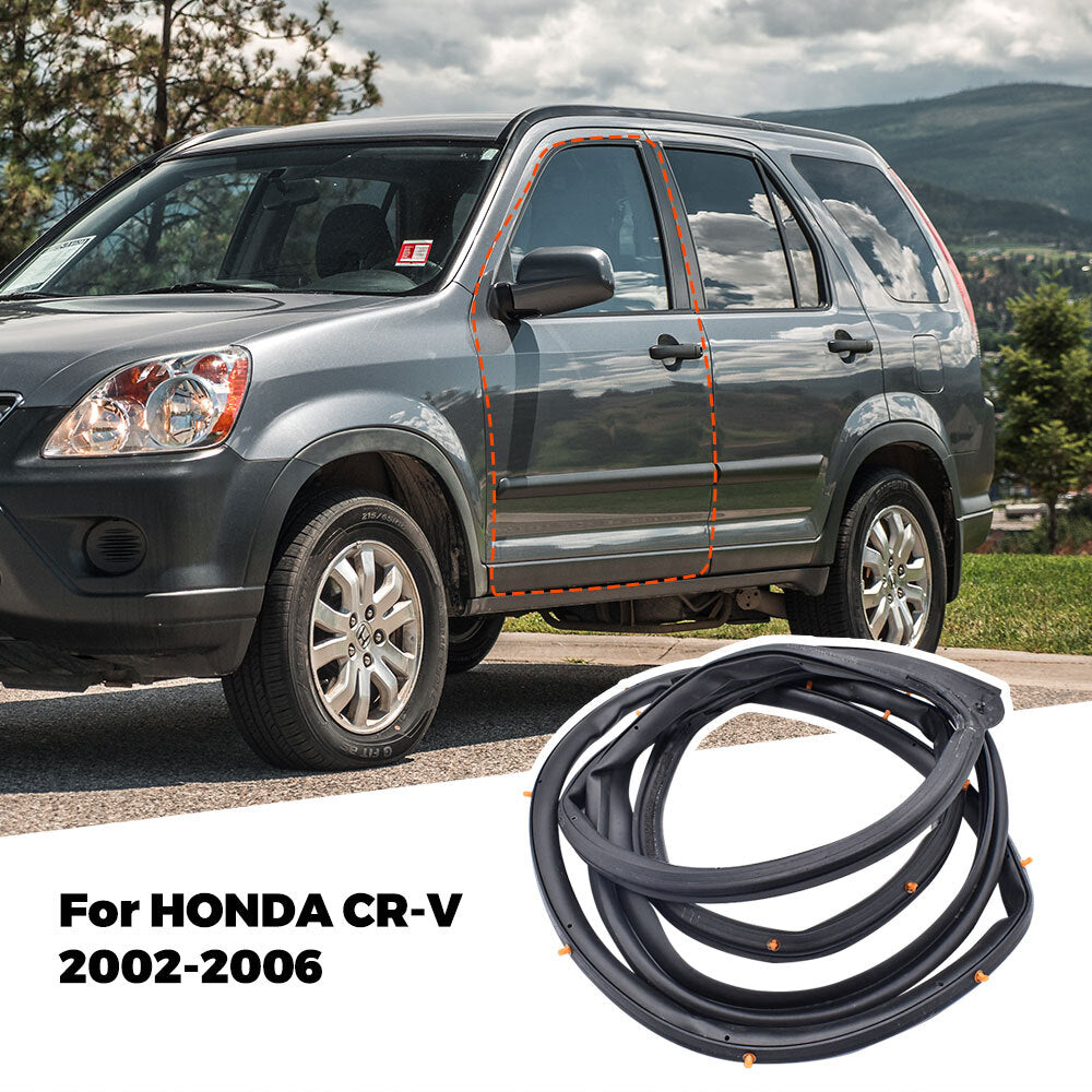 For 2002-2006 for Honda CR-V Front Left Door Rubber Weatherstrip Seals Replacements
