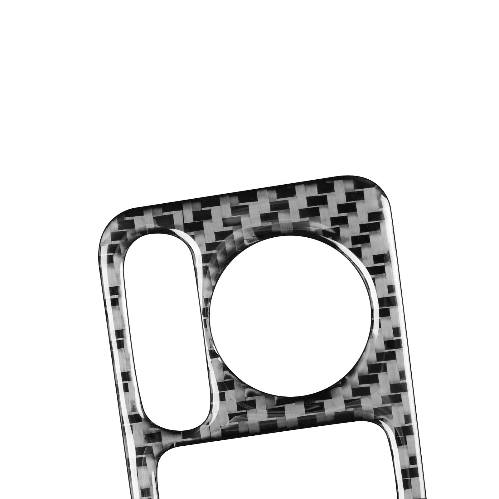 Carbon Fiber Interior Rearview Mirror Switch Frame Fit for Honda CRV (07-11)