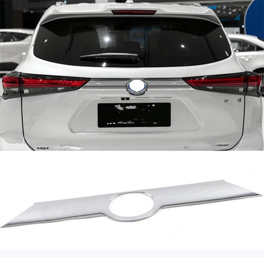 for Toyota Highlander 2020-2022 ABS Triple Chrome Rear Door Trunk Lid Cover Trim