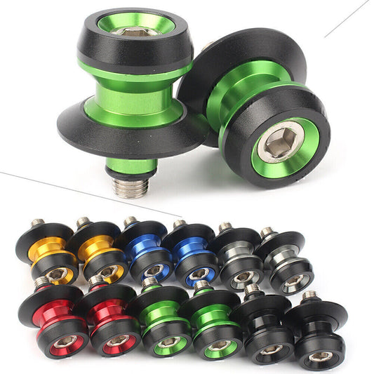 10mm Swing Arm Spool Stand Screw Slider Kit Universal fit for Yamaha 6 Colors