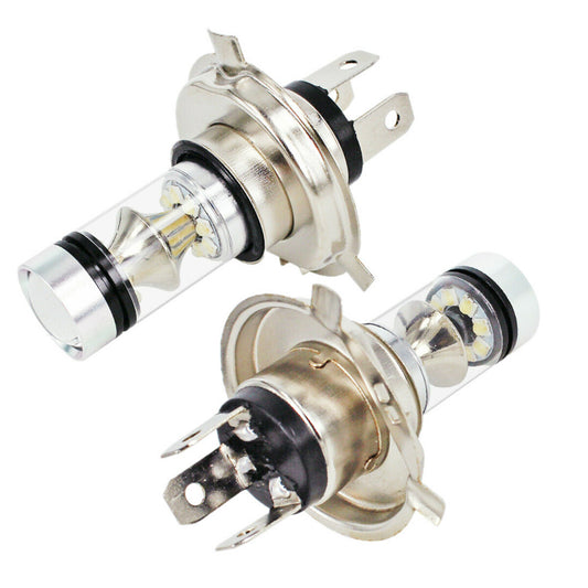 A set H4 For White Headlamp of Cree LED 6000K 100W 20MD Super Bright Fog Lamp n