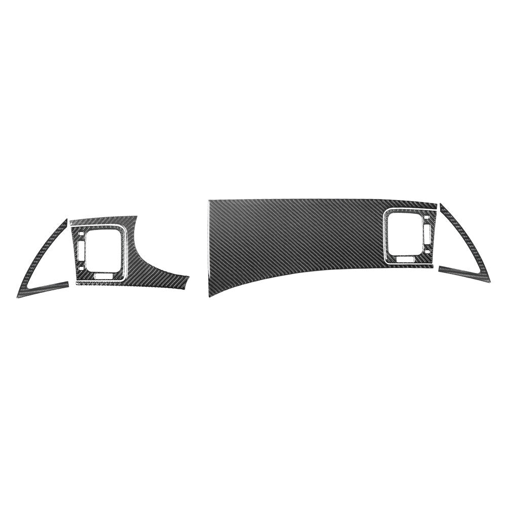 6Pcs Carbon Fiber Steering Wheel Button Cover Trim Type A for Chrysler 300 05-07 v
