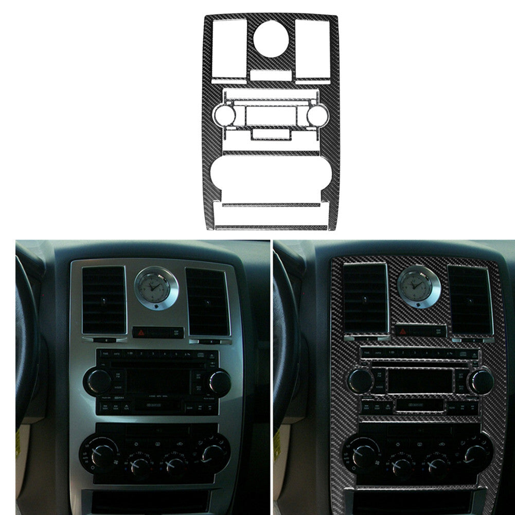 29Pcs Carbon Fiber Interior Dashboard Kit Cover Trim For Tacoma 2016-2022 v