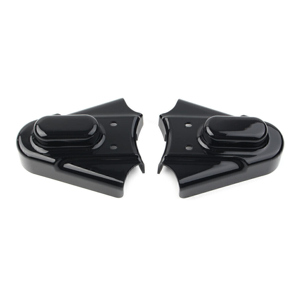 for Phantom Cap Covers ABS Glossy Black 2pcs for Harley Softail FXST/C 1986-2007