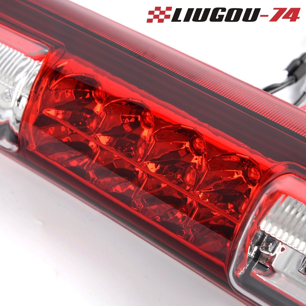 Clear LED 3rd Brake Lights Cargo Lights Fit for 1999 - 06 Silverado for GMC for Sierra - v
