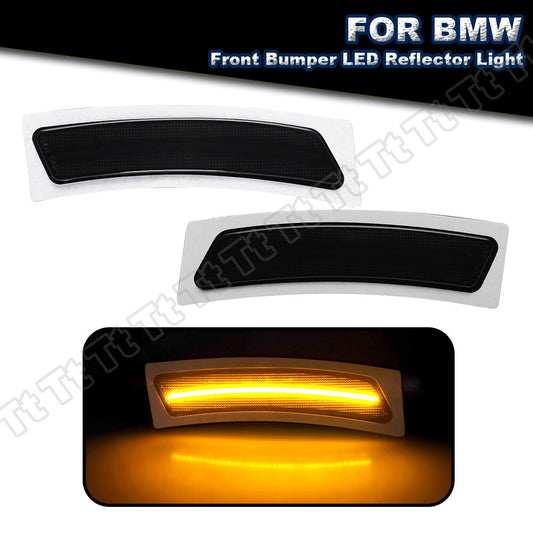 LED front bumper side marker reflector light suitable for 16-19 F30 F31 M Sport F32- v