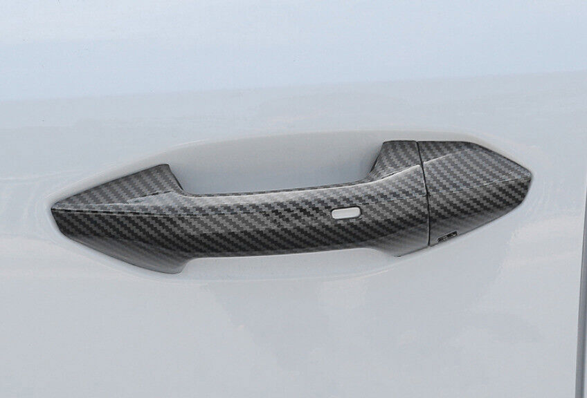 Fit for Audi A3 2022-24 ABS Carbon Fiber Out Side Door Handle Bowl Cover Trim 9P