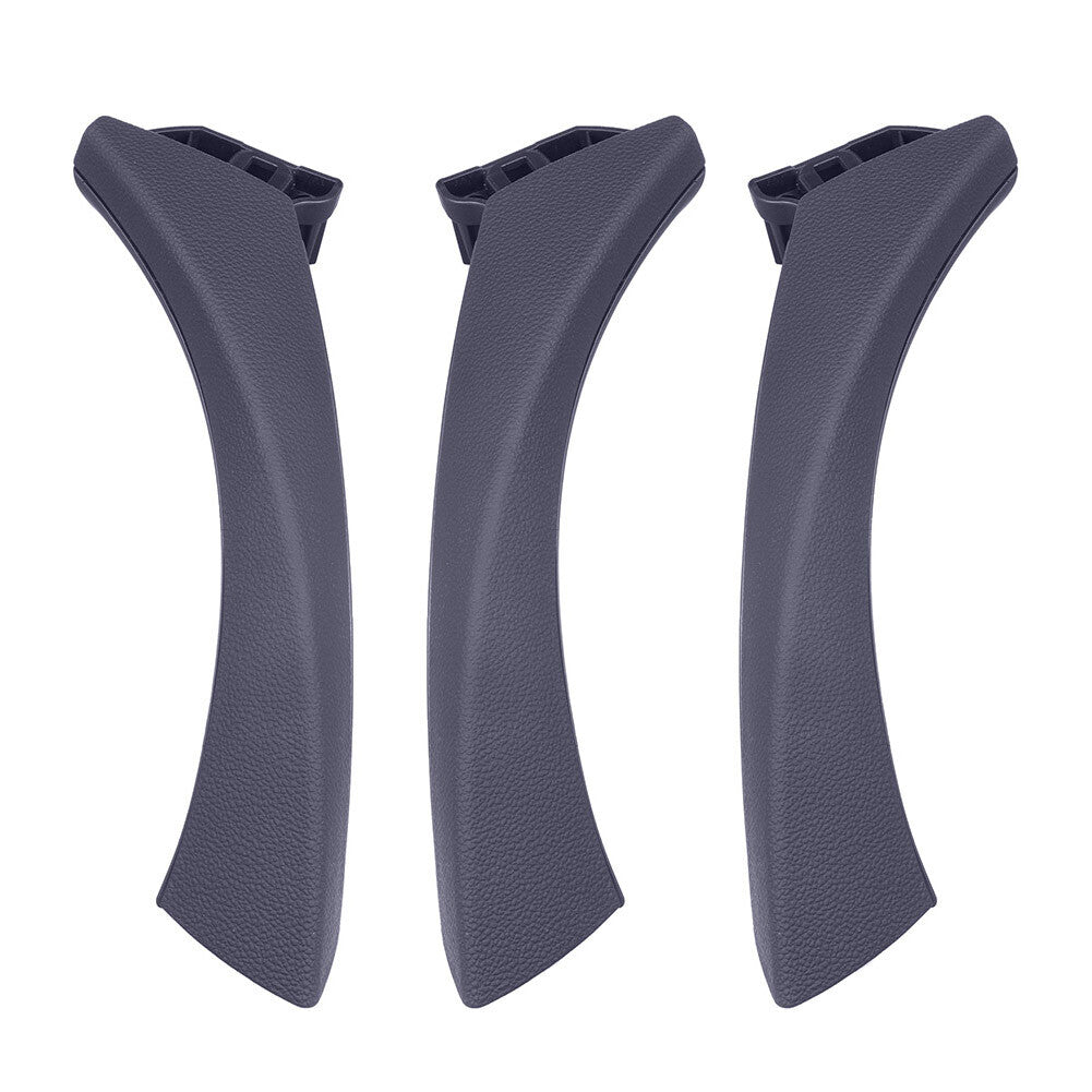 Inner Door Pull Handle Panel Trim Cover Black for BMW 3 E90 E91 2005-2012 ABS