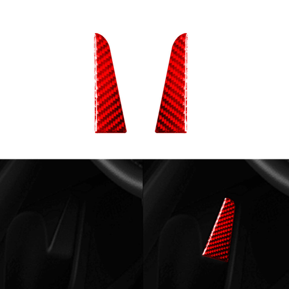 Suitable for Kia K5 2021-2023 carbon fiber ABS headlight button cover decorative frame decoration- v