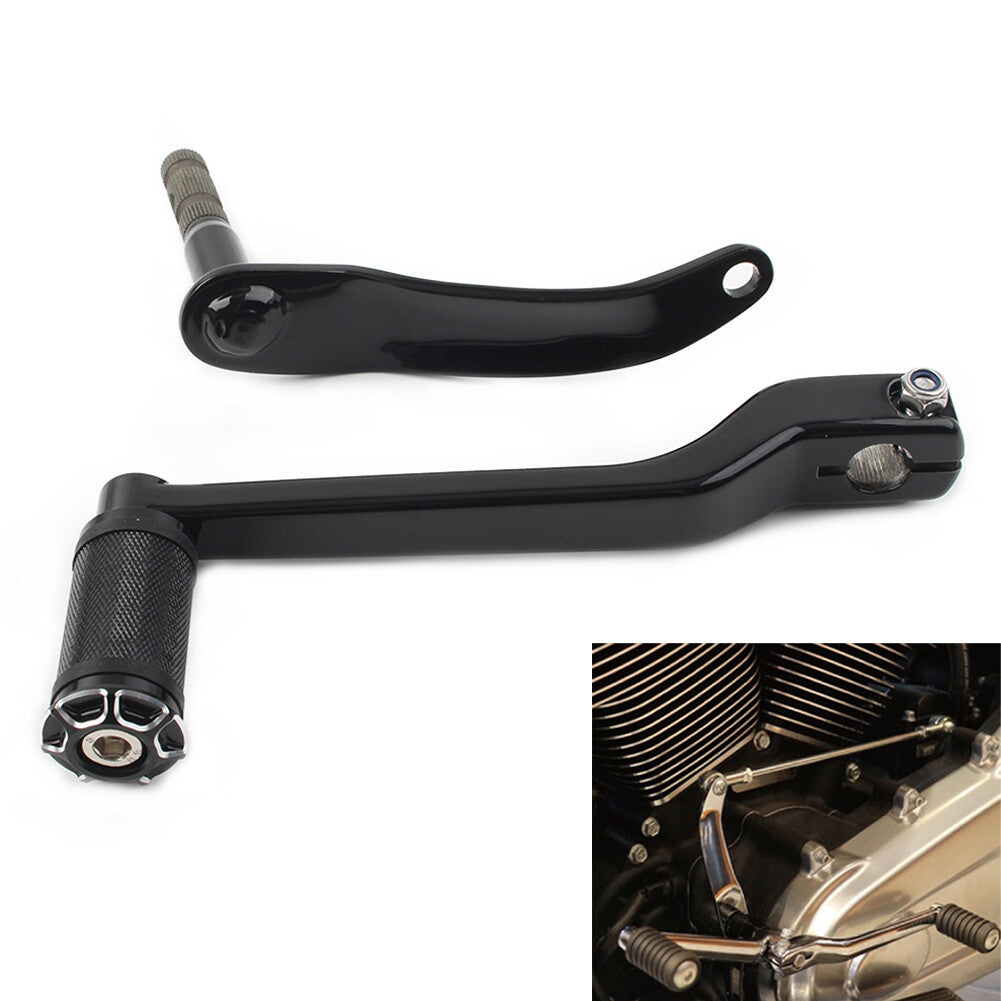 for Harley Softail Breakout Fat Bob Heel Toe Gear Shift Lever Shifter Peg Black Q