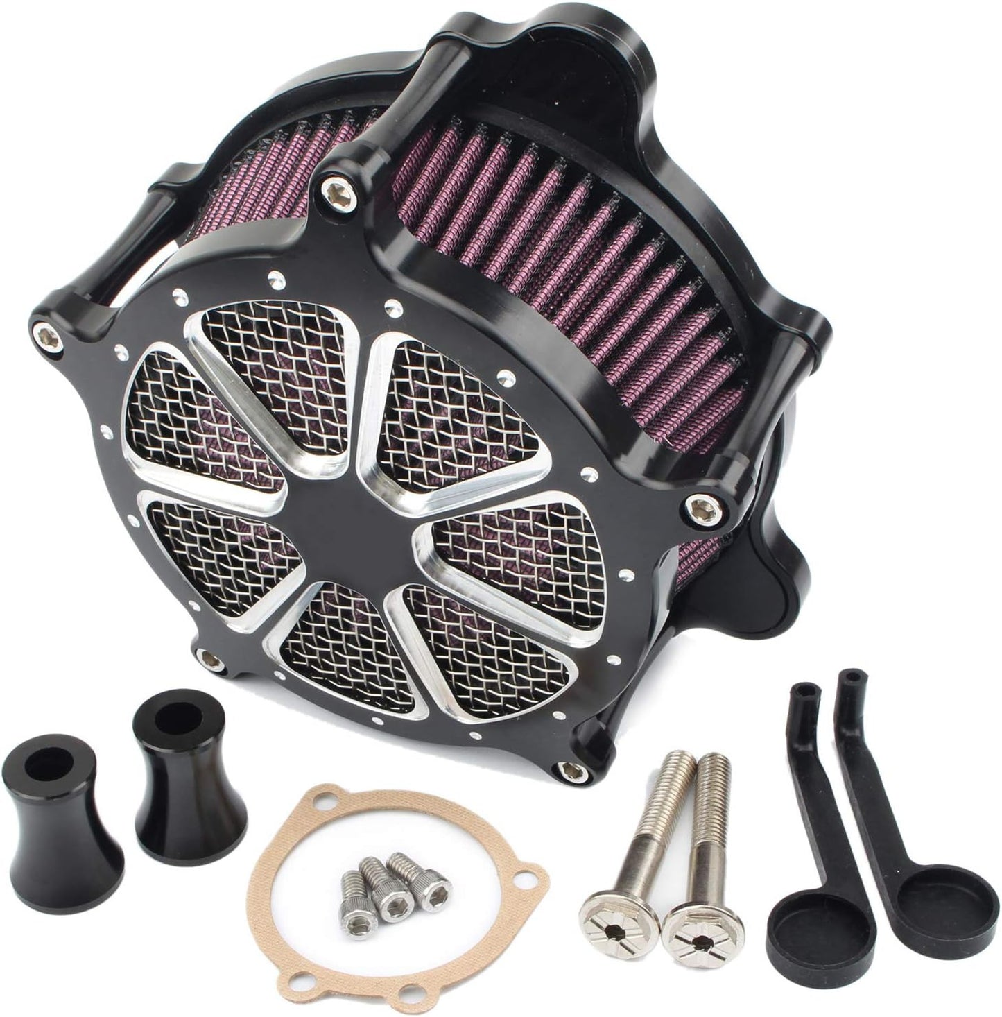 Air purifier intake filter kit for Harley Touring Dyna Road King Street Glide- n