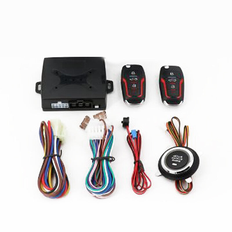 US Keyless Entry Engine Start/Stop Alarm System Push Button Remote Starter Set v