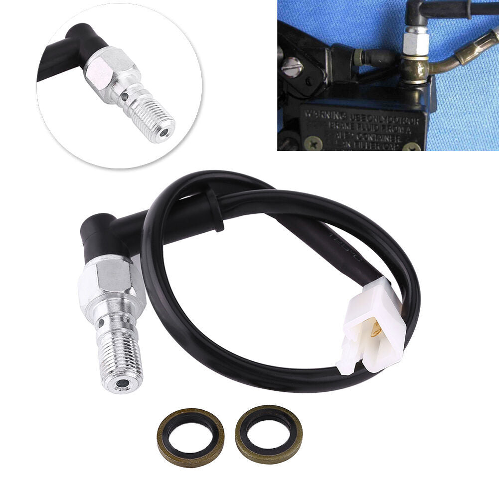 M10X1.0mm Motorcycle Hydraulic Brake Pressure Rear Light Switch Hollow Banjo Q