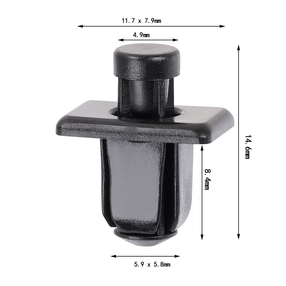 10 Car AC Vent Grill Cover Cowl Fastener Clips for Nissan Pickup