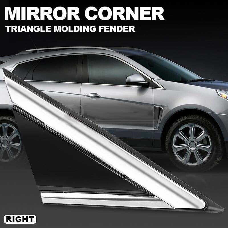 Right passenger mirror corner triangle molding fender for Cadillac SRX 2010-2016