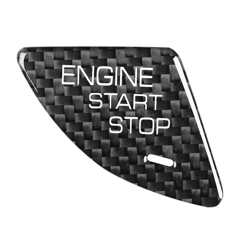 Motor Start Stop Knopf Trim Fur for Cadillac ATS 2013-2019 ATS-L 2014-2019 Schwarz
