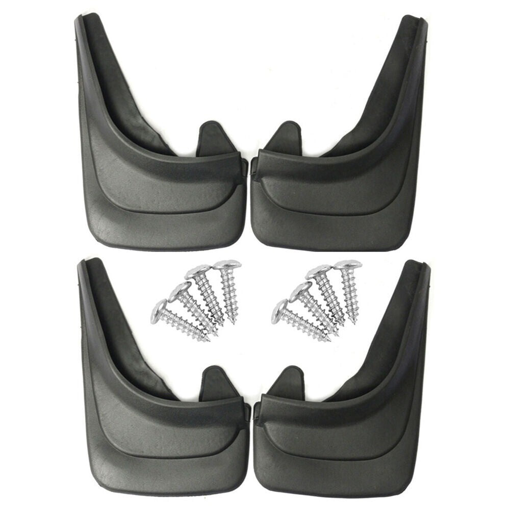 4pcs Deluxe Auto Car Body Protector Front & Rear Molded Splash Guards Mud Flaps. n