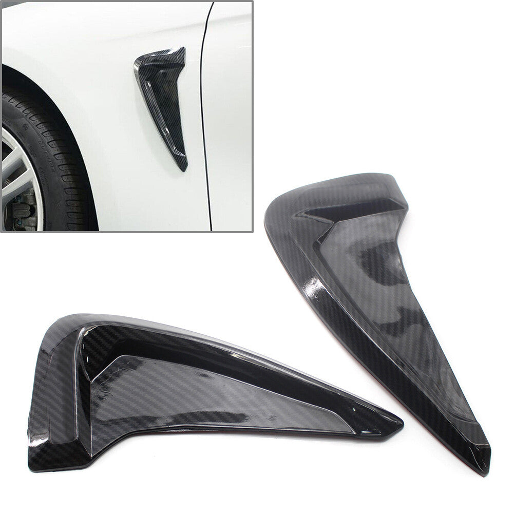 Fit for BMW X5 F15 2014-UP Side Marker Fender Air wing Vent Trim M Cover Carbon UK